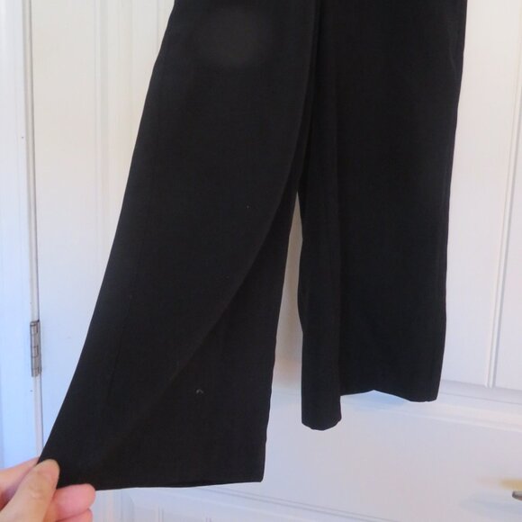 DEX Black Crop Pants Wide Leg XS (K478) - Picture 3 of 7